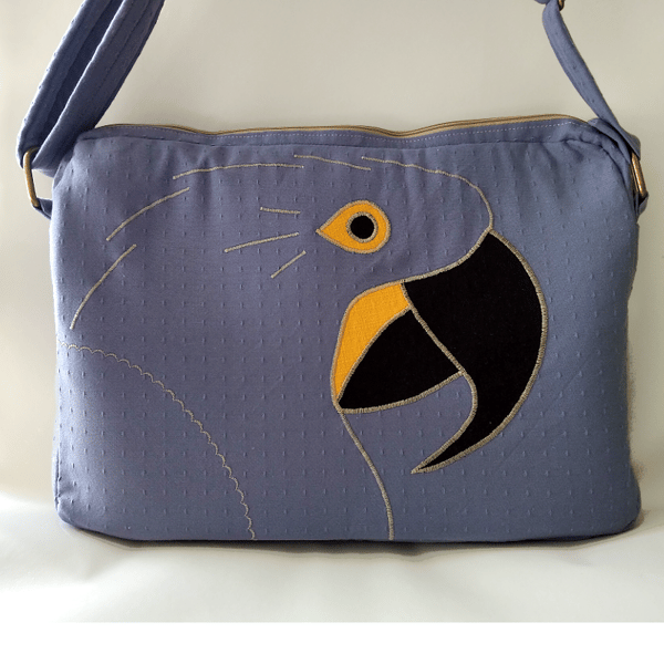 Hyacinth Macaw Crossbody Laptop bag