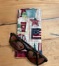 American Theme Quilted Fabric Glasses Case - Image 6