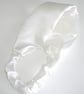 White Satin Headband Hairband Elasticated