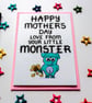 Cute Mother's Day Card For Mummy From Her Little Monster, Son, Daughter - Image 10