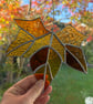 Stained Glass Maple Leaf Suncatcher - Handmade Hanging Window Decoration  - Image 8