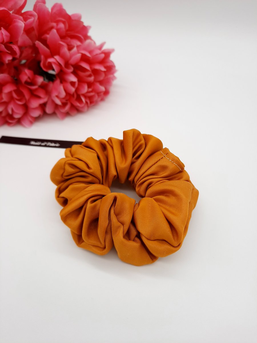 Gold Hair scrunchie.  Free uk delivery, 3 for 2 offer.