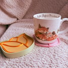 3D Printed Tulip Flower Coasters – Handmade Decorative Drink Mats