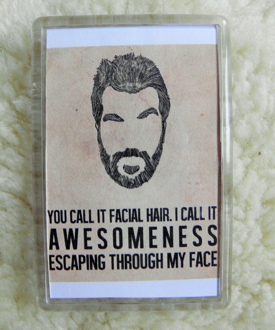 Some Call It A Beard Fridge Magnet