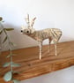Paper Reindeer Book Sculptures - Set of 2 Handmade Cottagecore Whimsy Art Gifts - Image 3