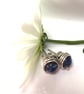 Sterling Silver Sodalite Stud Earrings - Image 4