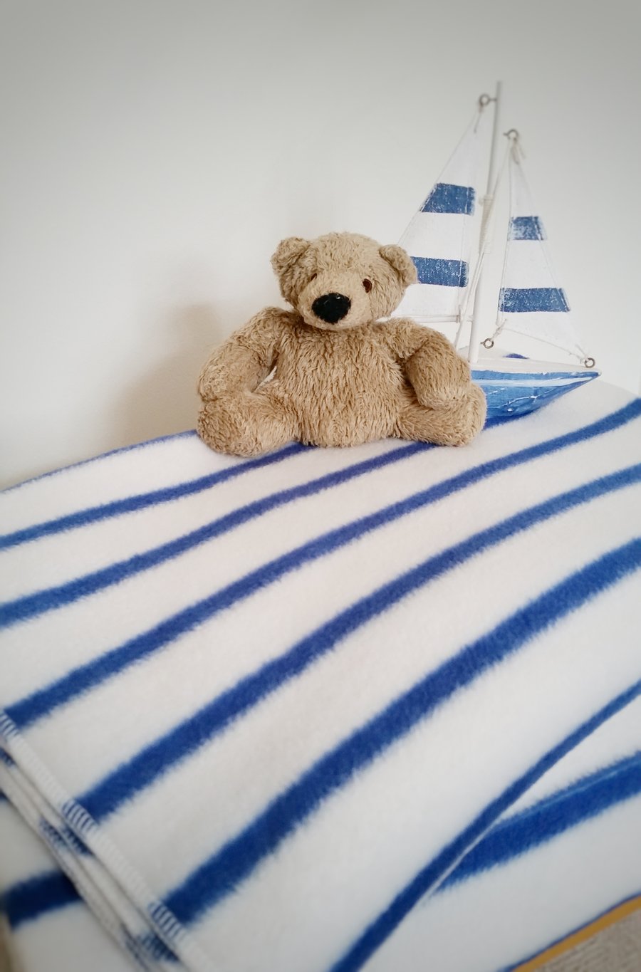 Breton Stripe Baby Blanket