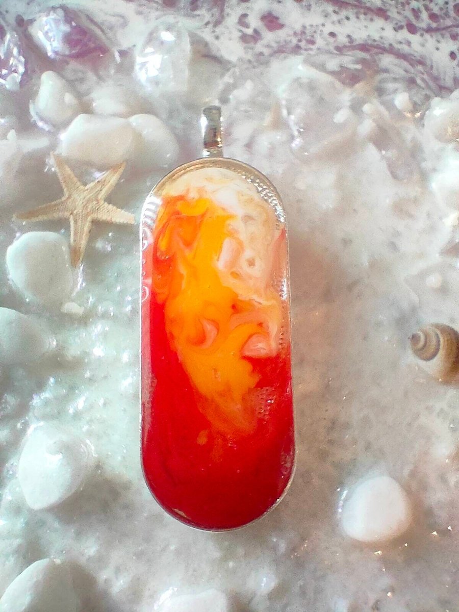 Flame Inspired Pendant
