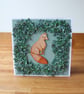 Folk art Fox with Ivy. - Image 1