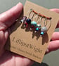 Five recycled jewellery stitch markers - Image 5