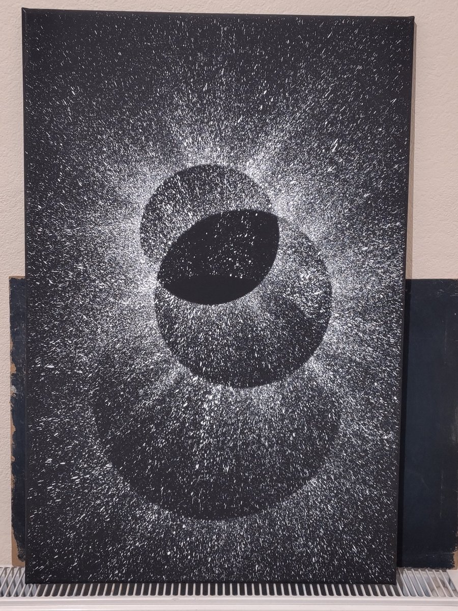 SUNS 2 - modern abstract wall art painting