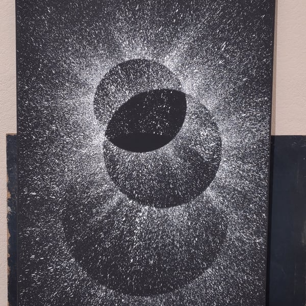 SUNS 2 - modern abstract wall art painting