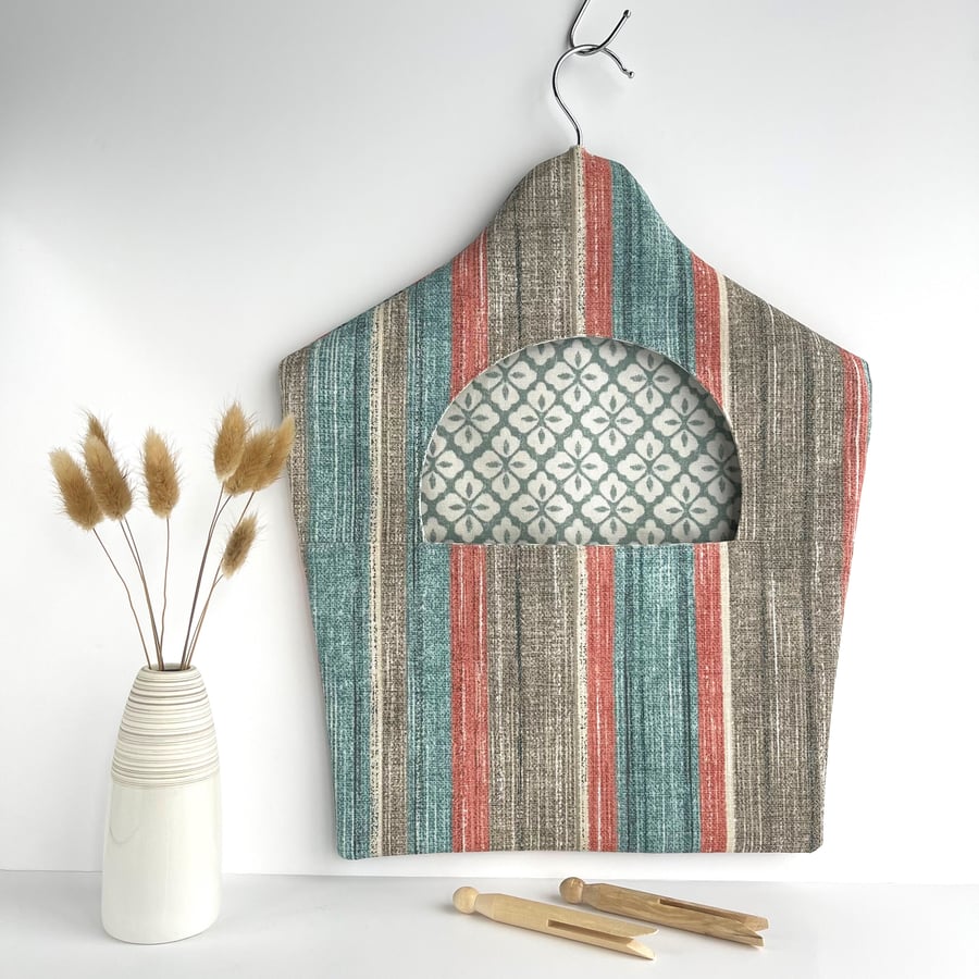 Striped Peg Bag