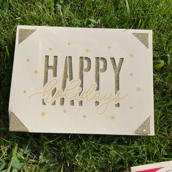 A single Christmas card