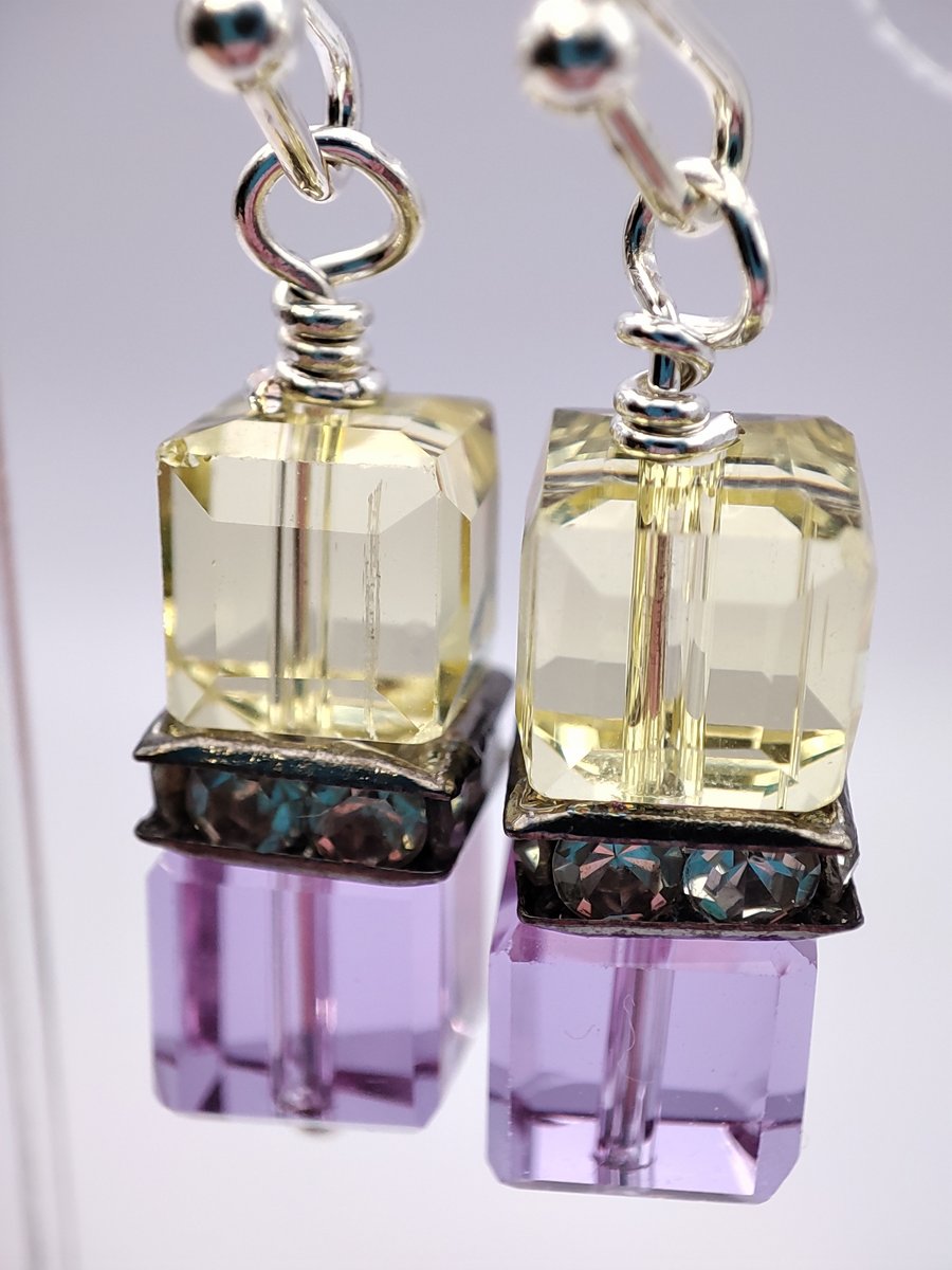 Glass Crystal earrings