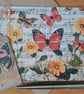 Set of 3 Handmade Mixed Media Butterfly Cards and Gift Tags - Image 4