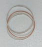 Russian wedding bangle - a triplet of interlinked bangles - Image 6