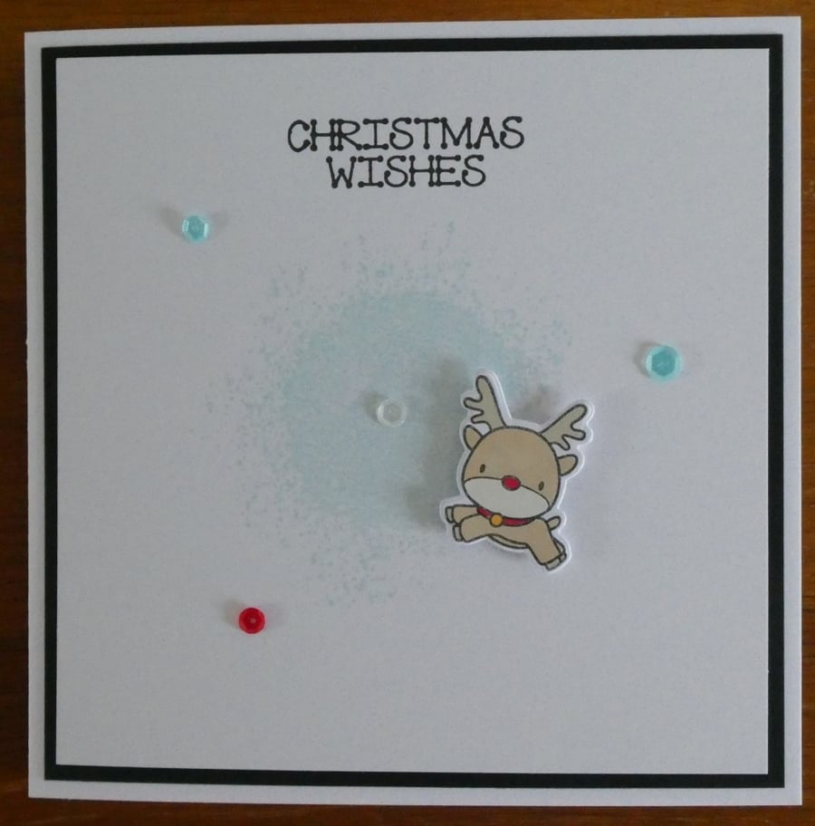 Seconds Sunday - Reindeer Christmas Card - Personalised