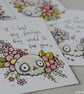 sentimental skull - original aceo - Image 5