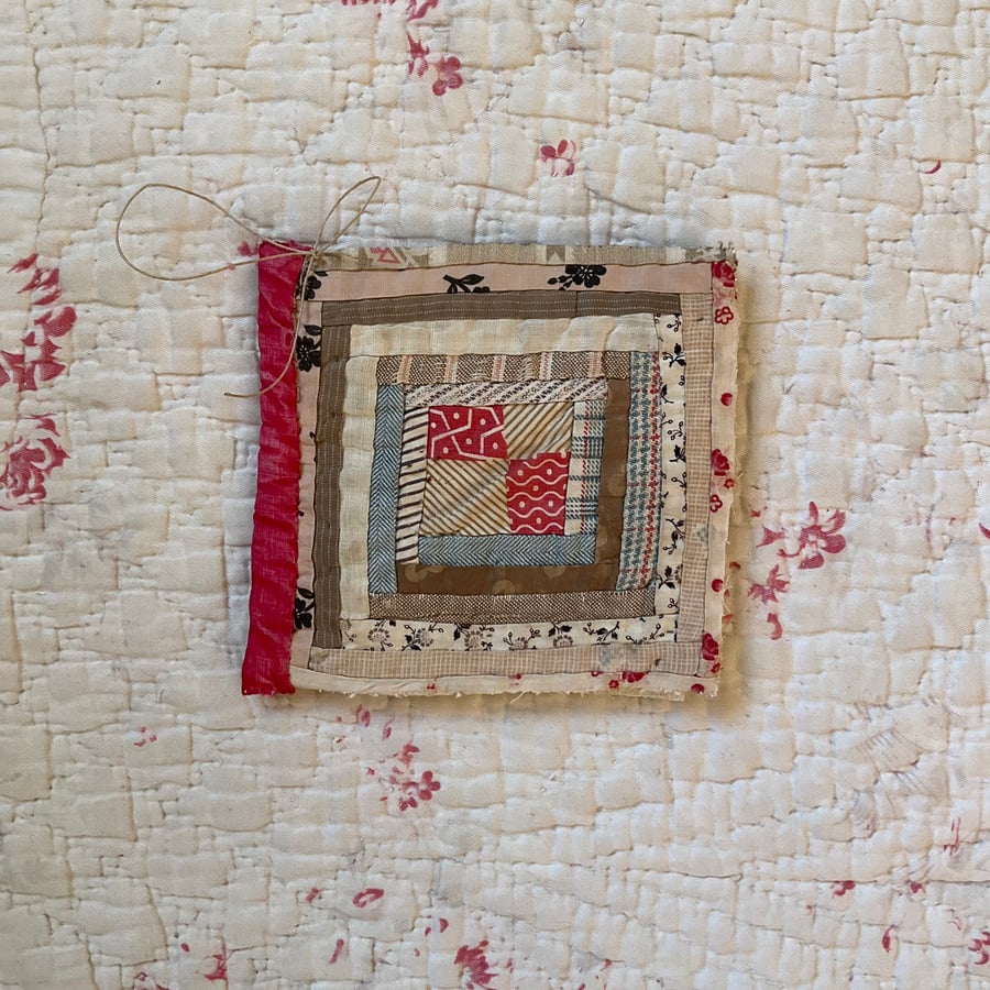 Vintage fabric journal