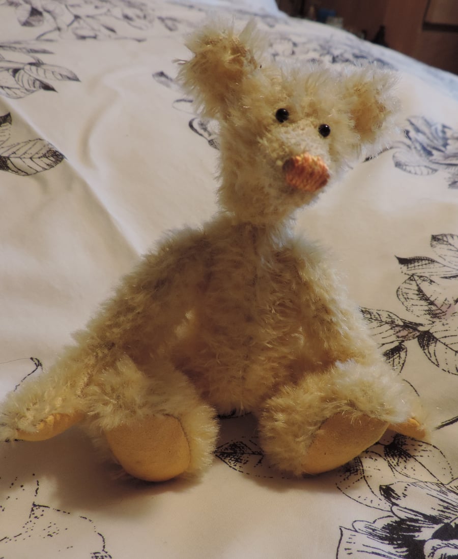 5" Mohair Teddy Bear. Hand made Collectors Item