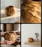 Beautiful unique spalted Beech vessal vase (hollow form) - Image 1