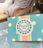 Thank you card topped cellophane gift bag - Image 3