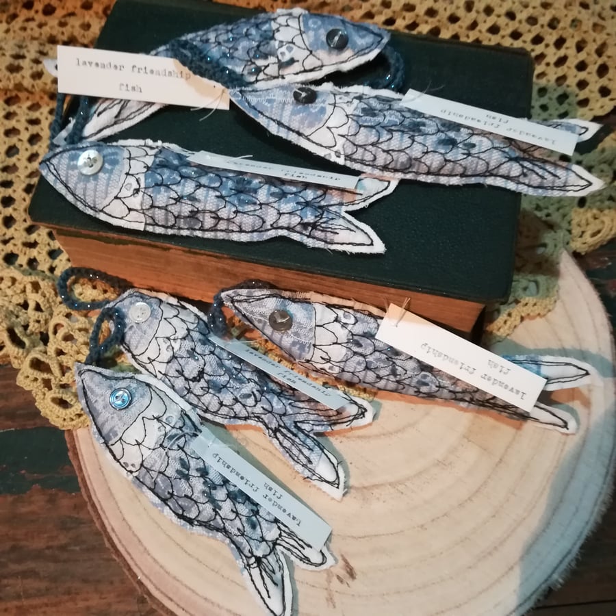 Lavender Friendship Fish 