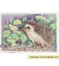 Little Hedgehog drawing, letterbox art gift, original art