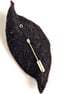 Felted leaf brooch : red - Image 4