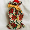 Reusable Drawstring Christmas Gift Bag, Gift Bag, Christmas Gift Ideas.