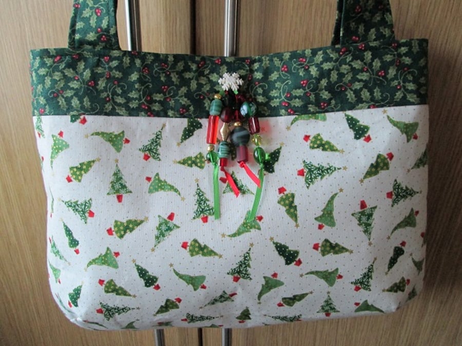 Christmas Handbag - Tiny Trees