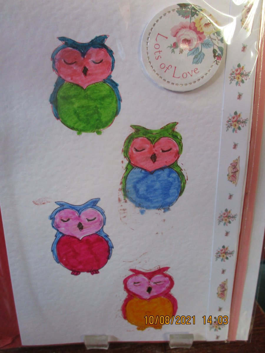 Lots of Love Owls Card