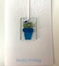 Keepsake “fused glass “ birthday card  - Image 3