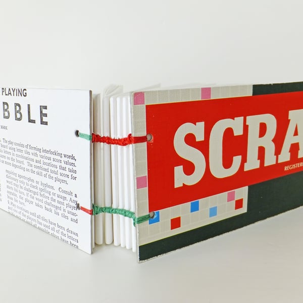 Scrabble Score Notebook - Folksy