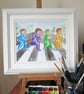 Abbey Road Crossing. Fit ladies painting - Image 5
