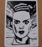 The Bride Sticker - Bride of Frankenstein