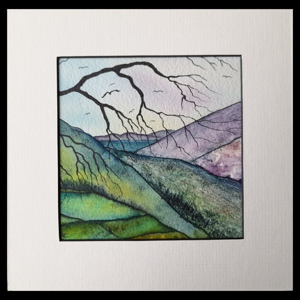 Between Two Shores, an original painting