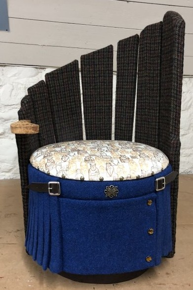 Handmade bespoke Hebridean Chair 