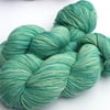 SALE: Moon Glow - Silver Sparkly Superwash merino 4 ply yarn