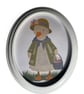 Hand painted Duck Wall Art, Framed Oval Acrylic Vintage Goose Nursery Decor