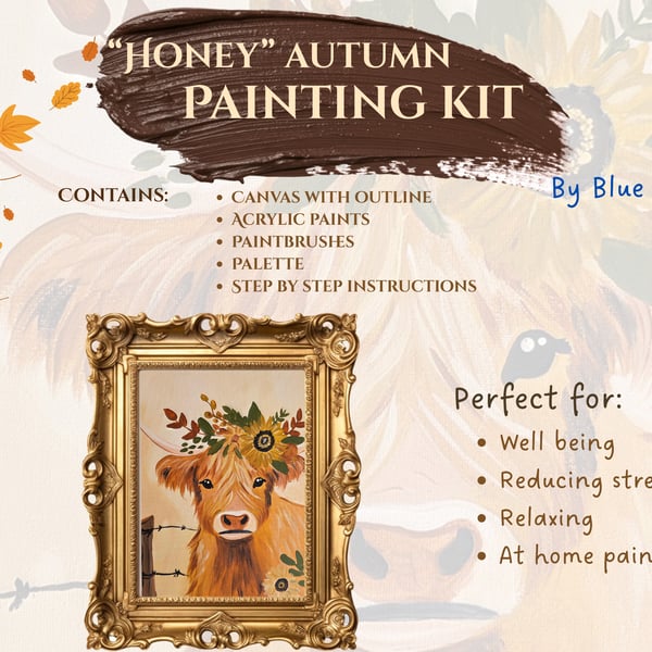 "Honey" Autum Acrylic Painting Kit
