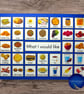 Personalised PECS Board Custom Grid, Colours & Any Icons (Faux Leather PVC Mat) - Image 5