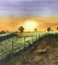 Sunset Over Fields - Print - Image 3