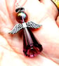 Sparkly Christmas Crystal Angel Earrings   Party wear Present - Image 2