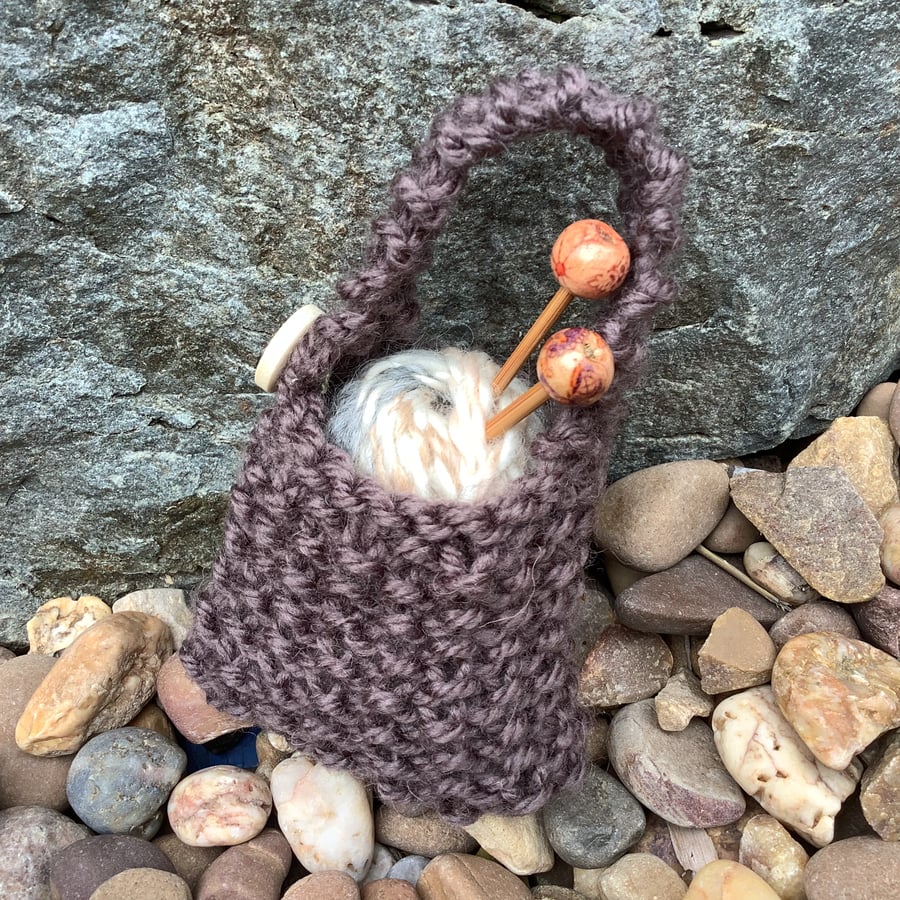 Little Hand  Knitted Basket