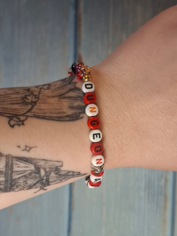 Dungeon Master beaded bracelet