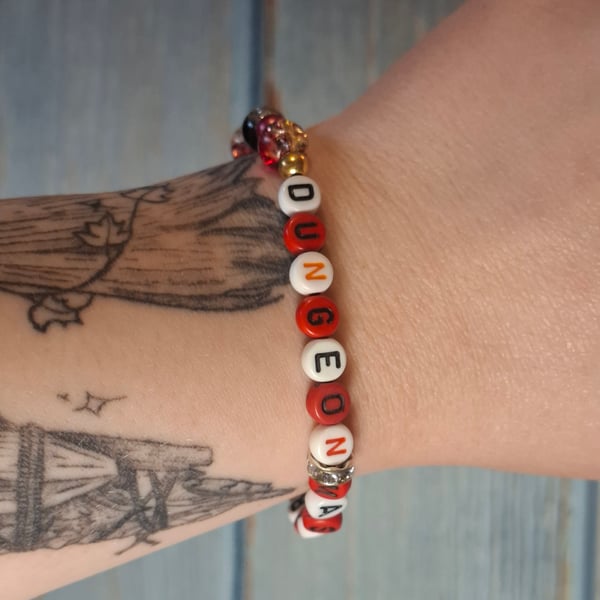 Dungeon Master beaded bracelet
