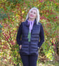 Handmade Felted Wool Decorative Scarf Tie – Lavender Design - Image 6