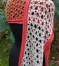 Handmade Crocheted Scarf, Ombre yarn - Image 7
